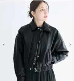 フェイクレザー レザージャケット