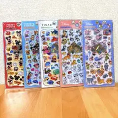 【正規品】プチドロップステッカー　ディズニー 5種セット販売