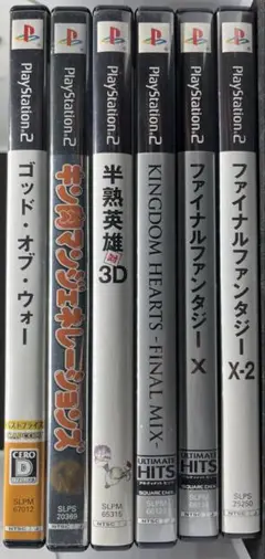 PS2ゲームソフト 6本セット
