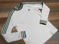 ⛳️adidas GOLF⭐アディダス 保温スリーストライプス モックシャツ 緑