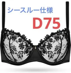 レースブラジャー ワイヤー入り パッド無し ニップレス付き 通気性抜群