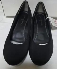 ロメオ バレンチノ・ サテン ラウンドウェッジシール ヒール25cm。