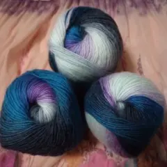 り*ん様 ウール100％毛糸3点