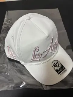 【’47 Brand】LAドジャース キャップ 白×ピンク 現地購入 未使用のサムネイル