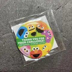 【2】USJ セサミストリート 缶バッジ 非売品