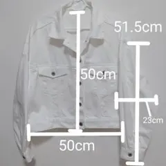 GU JEANS ホワイト デニムジャケットのサムネイル