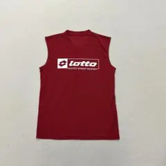 t2841 【ロット】　ノースリーブシャツ　タンクトップ　赤　サッカー　インナーのサムネイル