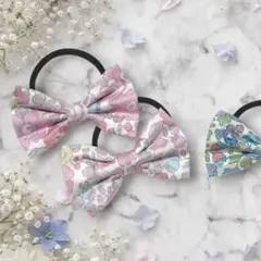 ✴︎new✴︎リバティ　リボン　betsy 薄ピンク　1セット　2個入り