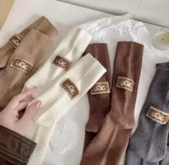 【即日発送】UGG ソックス　靴下　ホワイト
