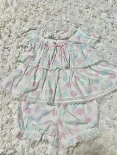 メゾピアノ　セットアップ　パステルカラー