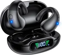 【2025年最新】 耳挟み式イヤホン bluetooth オープンイヤー LED