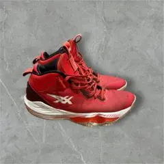 ASICS バスケットボールシューズ レッド 26.0cm