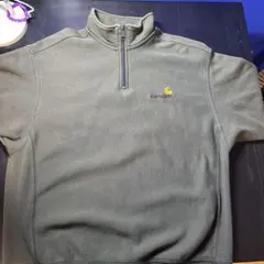 Carhartt ハーフジップ スウェット オリーブグリーン