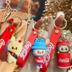 LABUBU ラブブキーホルダー コカ・コーライベント☆レア商品 3点 限定