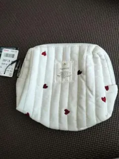 新品未使用タグ付き　コトリ　バースデイ ハート刺繍ポーチ