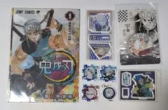 鬼滅の刃 原作 原画 宇髄天元 アクリルパズル クリアファイル 缶バッジ