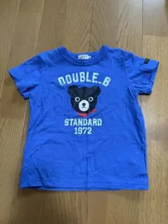 DOUBLE.B クマプリント Tシャツとショートパンツセット
