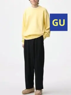 GU ジーユー キャロットパンツ 黒スラックス М