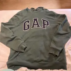 GAP プルオーバー パーカー グリーン M