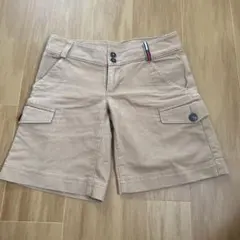 tommy girl ベージュ カーゴショートパンツ