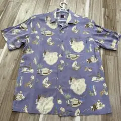 メンズ　カネコ　イサオ　ハワイ柄　半袖　レーヨン　シャツのサムネイル