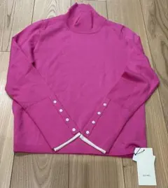 新品未使用タグ付トゥモローランド　DES PRES袖口切り替え長袖セーター