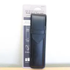 【新品・未使用品】ブックバンドペンケース <B6~A5用> リサイクルレザー黒.のサムネイル
