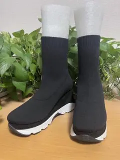 Rady/レディ　ソックスブーツ 厚底 ニットブーツ ソックスブーツ M