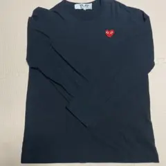PLAY COMME des GARÇONS ブラック長袖Tシャツ XXL