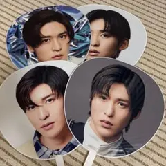 SnowMan目黒蓮 うちわ 4枚セット