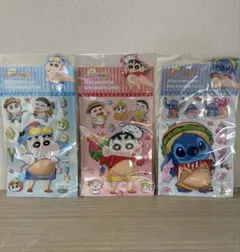 お腹シール ぷにぷにシール しんちゃん ステッチ