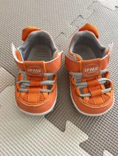 IFME オレンジ ベビーサンダル