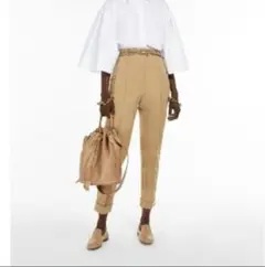 Max Mara コットン パンツ チノパン ベージュ カーキのサムネイル