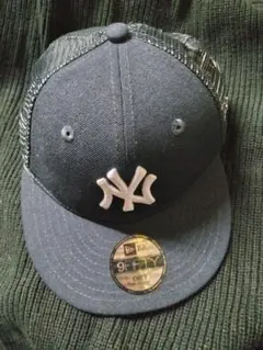 New Era 9FIFTY ブラック キャップ (子供用)