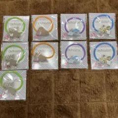 【匿名配送】ローソン　おぱんちゅうさぎ　アクリルヘアゴム　　4種9個セット