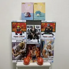 フィギュア 9体　ガチャ 2つ　ワンピース　ナルト　僕のヒーローアカデミア