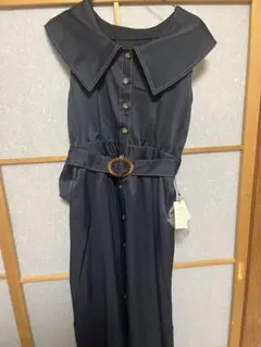 ノースリーブ シャツワンピース M