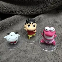 クレヨンしんちゃん サンリオ フィギュアコレクション 3個 セット ガチャ