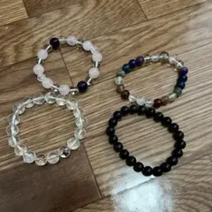 天然石ブレスレット 4点セット