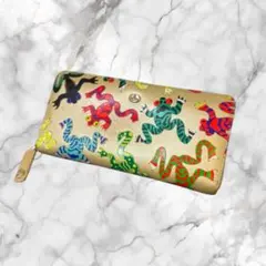 希少✦ヴィヴィアンウエストウッド 長財布 カエル FROGS ゴールド