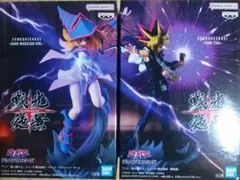 遊戯王　戦光絶景　ブラックマジシャンガール & 遊戯 フィギュア ２種セット
