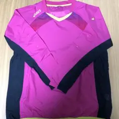 asics ウォームアップウェア ピンク ブラック