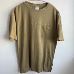 【古着】コロンビア　ワッフルTシャツ　XLサイズ　カーキのサムネイル