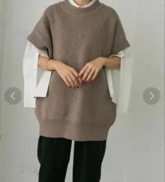 アーバンリサーチ　ニットルーズベスト　フリーサイズ