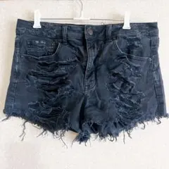 andwang fringe denim short pants デニム　パンツ andwang fringe denim short pants デニム パンツ - メルカリ