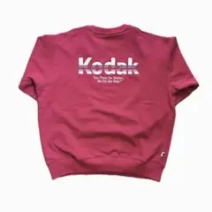 KODAK ロゴ入り グレー スウェットシャツ - メルカリ