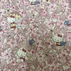 リバティ生地 ハローキティ はぎれ