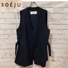 希少・美品】SISE シセ/バルーンスリーブレスブルゾン・ベスト/黒