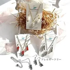 Twinkle Duo Pearl Line ピアス×ネックレスセット