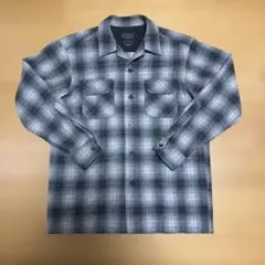 PENDLETON ペンドルトン ボードシャツ オンブレチェック 白×黒